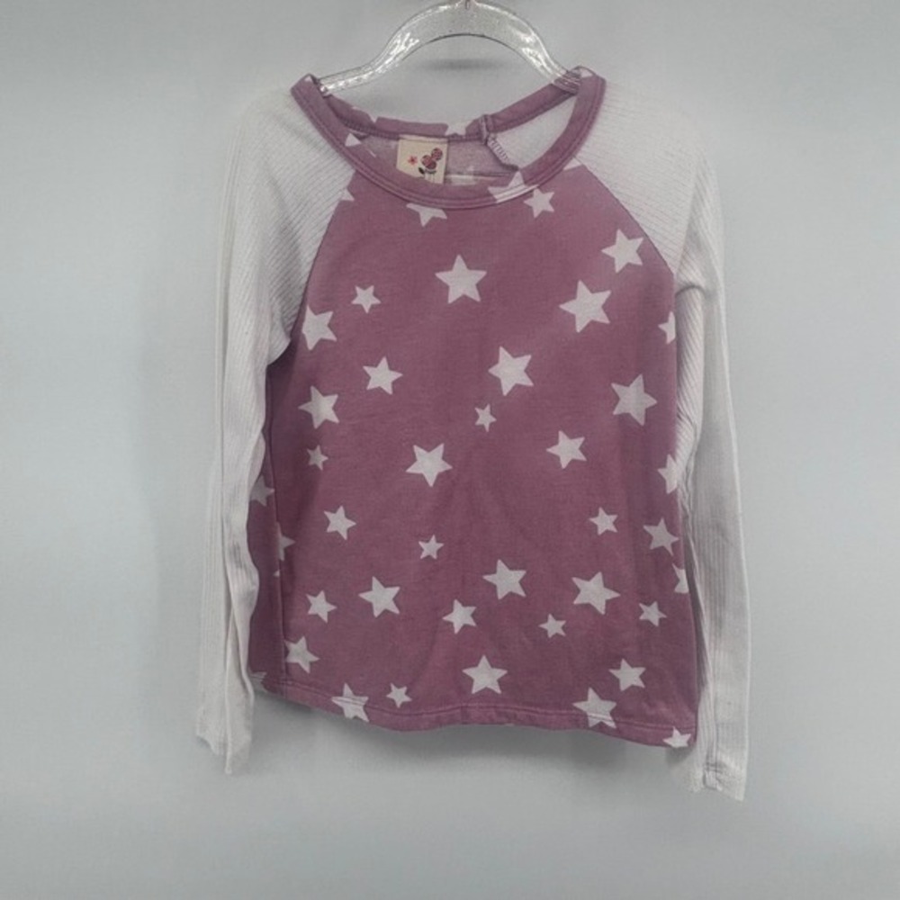 Lily Bleu Star Print Raglan Long‎ Sleeve Top Girl's
